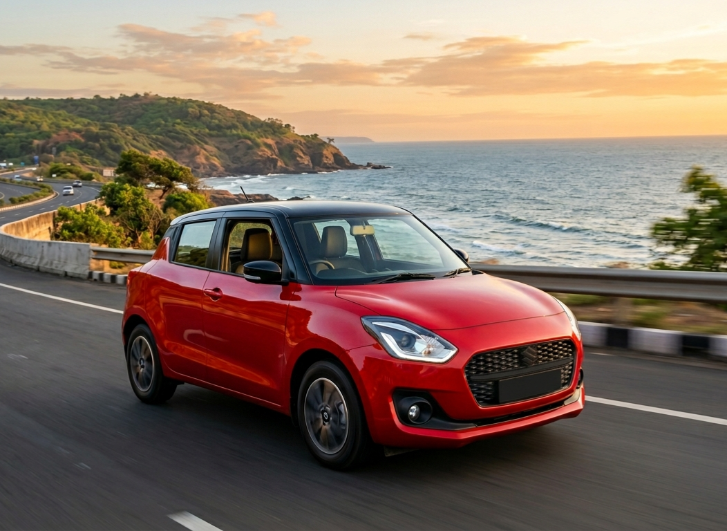 Maruti Swift self drive hatchback in Goa